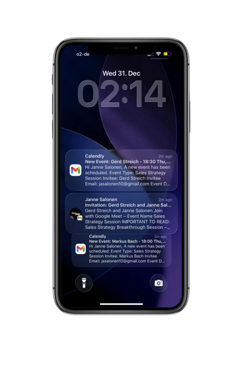 Echte Termin-Notifications auf dem Handy